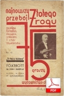 To buzia kochana - foxtrot
muz. i sł. Stanisław Łukasiewicz