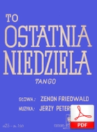 To ostatnia niedziela - tango
skan od Tadzia